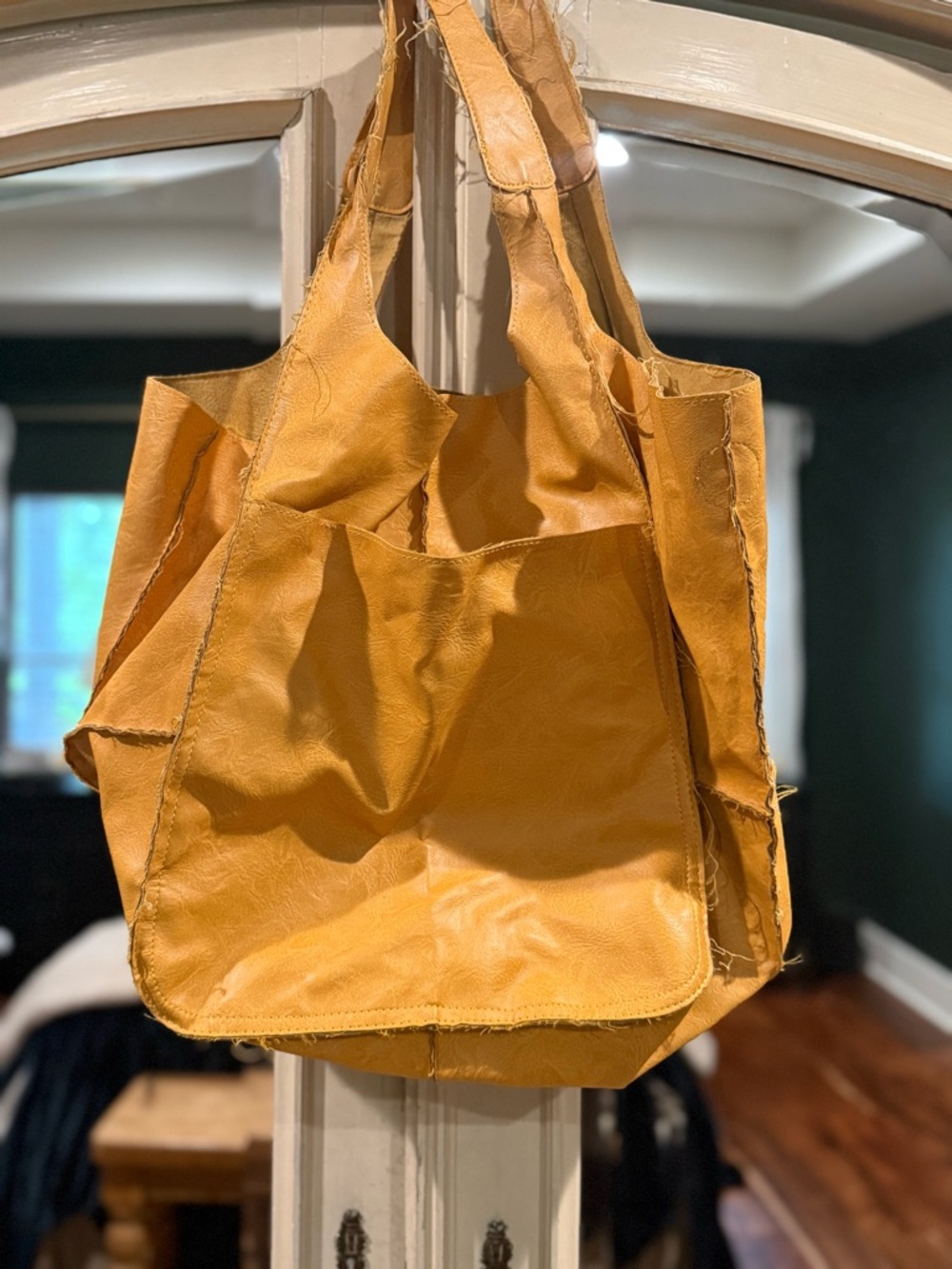 Everyday Mustard Yellow Tote Bag - Lightweight Women's Shoulder Bag